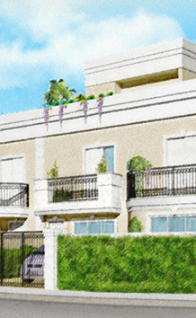Fachada Villa Toscana